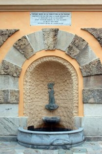 Fontaine restauree